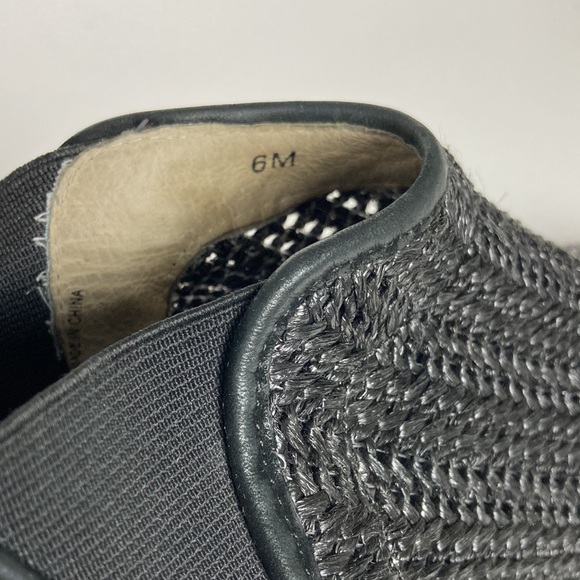 Matt Bernson Marlow Black Raffia Woven Ankle Bootie - Picture 12 of 13